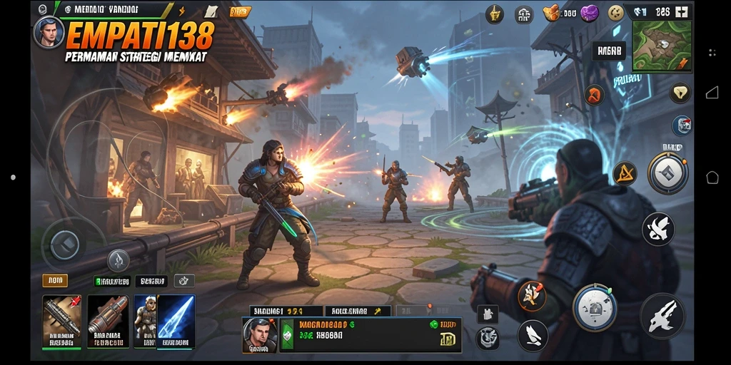 Tampilan gameplay SLG yang intens dan strategis.