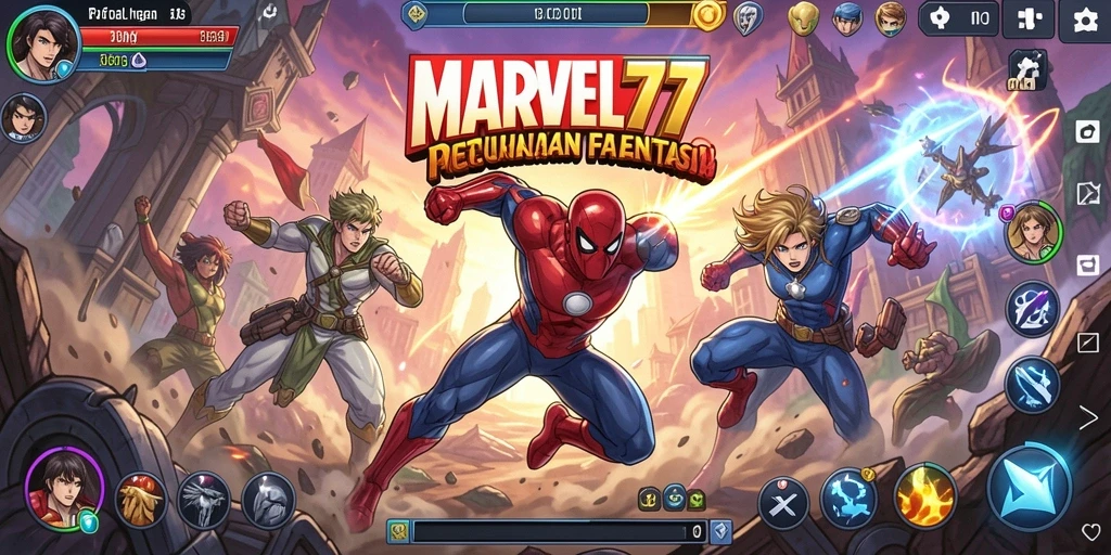 Tampilan gameplay menakjubkan dalam dunia anime MARVEL77.