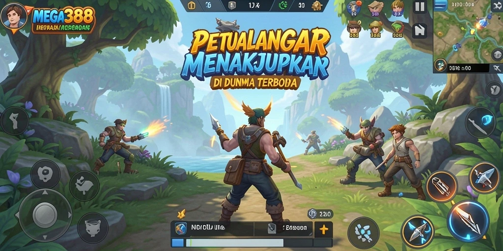 Tampilan gameplay Open World yang menakjubkan dan penuh petualangan.