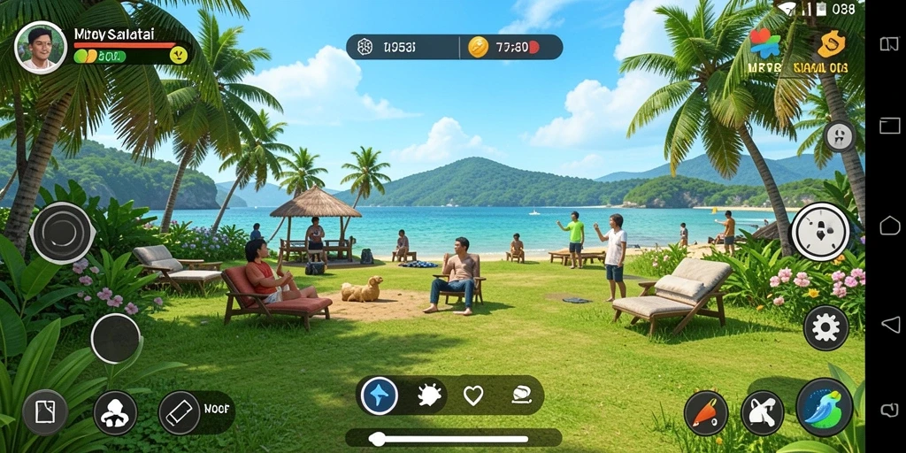 Tangkapan layar utama MPO08 menampilkan momen gameplay yang menyenangkan.