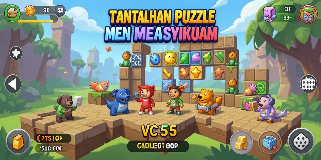 Tampilan gameplay VC55 yang menantang dan menarik.