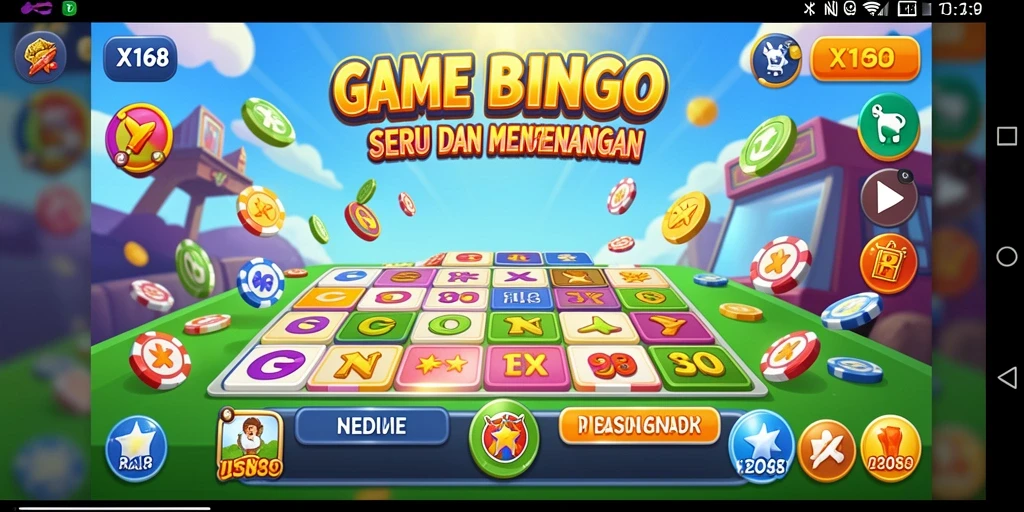Screenshot menampilkan gameplay Bingo yang seru dan interaktif.