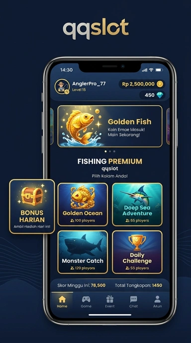 Tampilan antarmuka pengguna qqslot yang menarik dan intuitif.