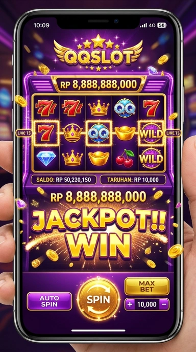 Screesnhot aktivitas menarik dalam aplikasi qqslot.